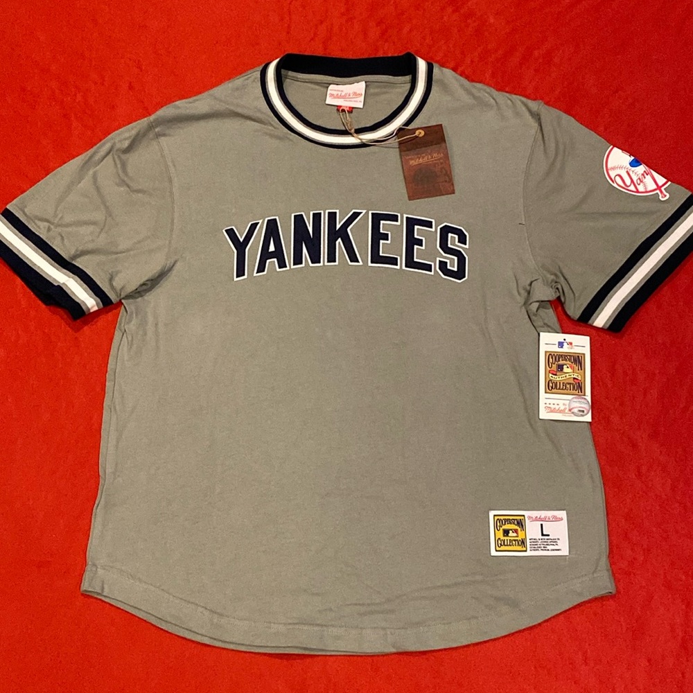New Mitchell & Ness New York Yankees Cooperstown Collection Shirt Jersey